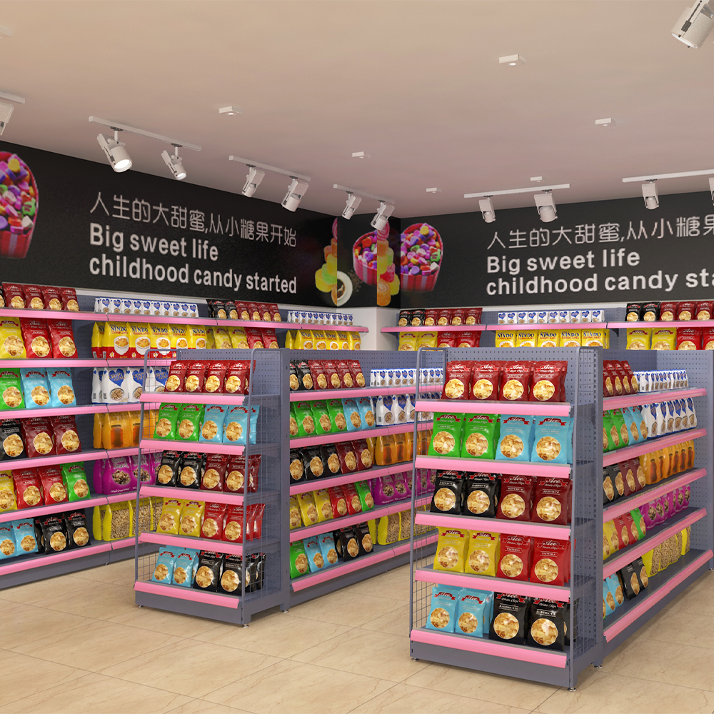 Adjustable Store Rack System for Retail Shop Convenience Store Shelving Adjustable Store Rack System for Retail Shop Convenience Store Shelving