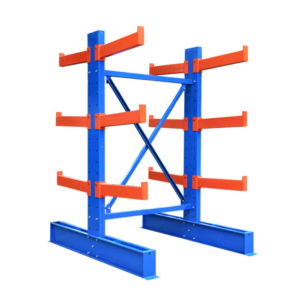 Heavy-Duty Cantilever Racking for Industrial Warehouse Storage Heavy-Duty Cantilever Racking for Industrial Warehouse Storage