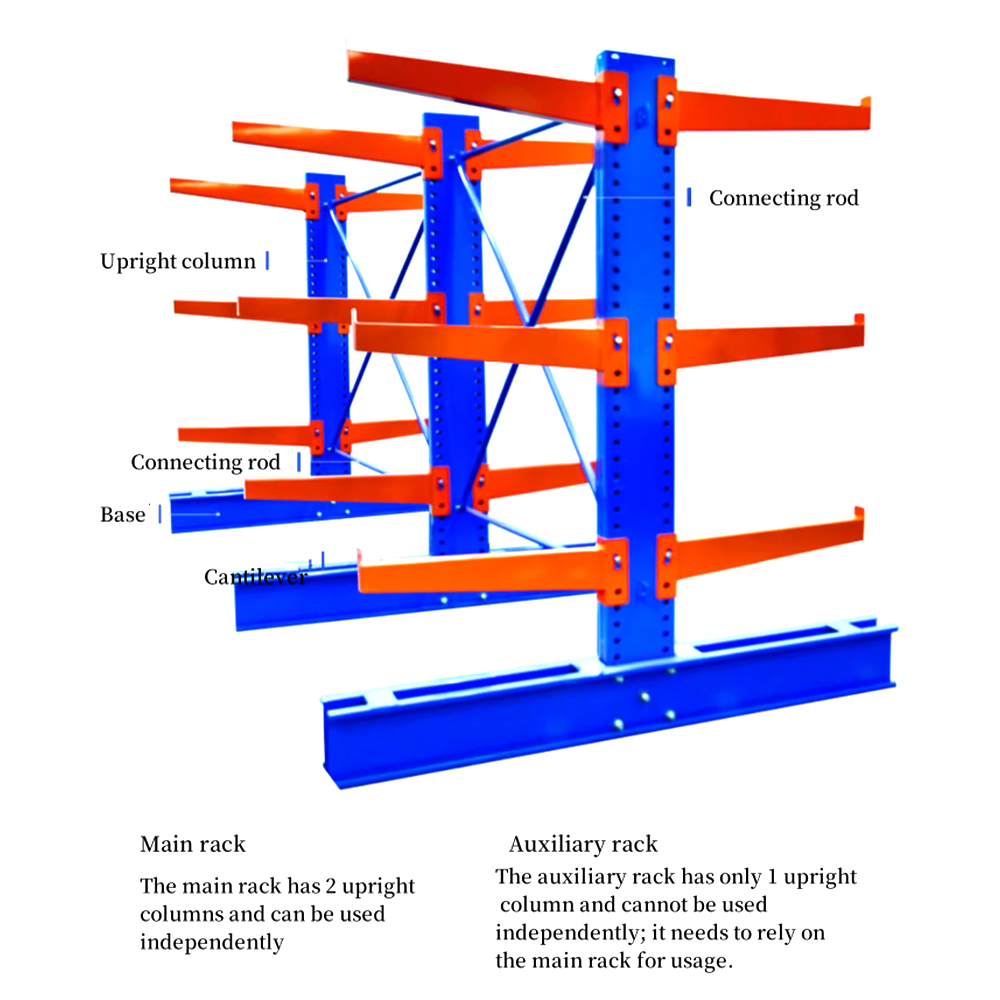Heavy-duty Industrial Warehouse Storage Cantilever Shelf Rack Heavy-duty Industrial Warehouse Storage Cantilever Shelf Rack
